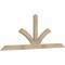 Ekena Millwork Richland Rough Sawn Timber Gable Bracket, Douglas Fir, 84"W x 31"H x 2"D x 4"F, 9/12 Pitch GBW084X31X0204RIC00RDF - alternate 4